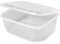 70 unidades Envases Plastico Desechables Polipropileno para Comida 500 c.c - Envases Bisagra Reciclable Reutilizable Alimentos - Envases Tarrinas Plástico con Tapa Apto para Microondas - Sin BPA