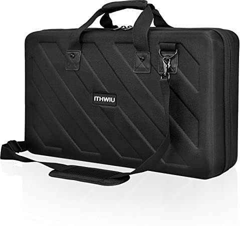 IBVIVIC Schutzhülle für Pioneer DJ, Schutzhülle für Pioneer DJ Controller (schwarz), Schwarz , Grande - 69 x 40 x10 CM, Reisezubehör - Container