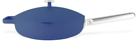 Nutricook Keramik-Antihaft-Pfanne mit Deckel, Dampfgarer und Spatel, PTFE- und PFOA-frei, ofenfest, induktionsgeeignet, 10-in-1-Multifunktions-Kochgeschirr zum Sautieren, Braten, Anbraten, Dämpfen und