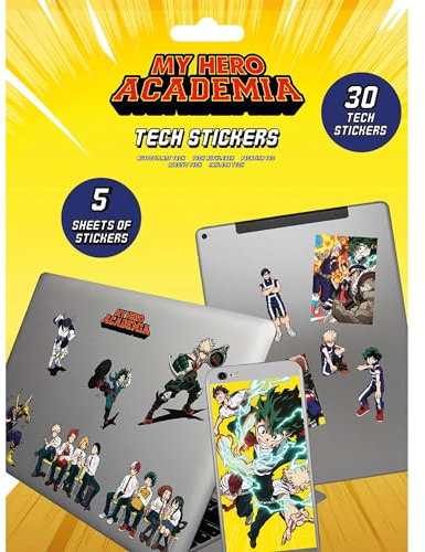 empireposter My Hero Academia - Team- Technik Sticker - 17,5x24 cm