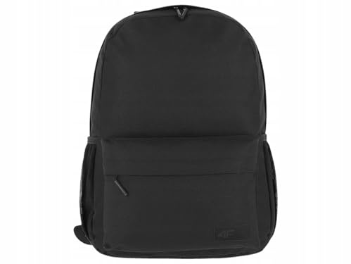 4F U273 Rucksack, Unisex, Erwachsene, Tiefschwarz, Einheitsgröße, Tiefschwarz, Einheitsgröße