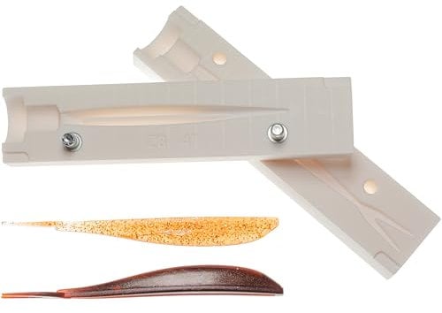 Authentische handgefertigte Fin-S-Köderform, 10,2 cm, weicher Kunststoffköder