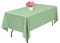 1 Packung Salbeigrün Polyester-Tischdecken,153 x 260 cm rechteckige Tischdecke, waschbar und wiederverwendbar, Flecken- und knitterfest, für Hochzeit, Party, Bankett, Camping, Restaurant, Dekoration