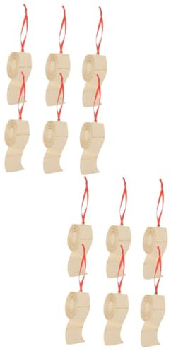 Garneck 12 STK Toilettenpapier Anhänger aus Holz Dekoration Schlafzimmer Bedroom Decor hängende weihnachtsdekorationen hängende Verzierungen Christbaumschmuck Ornament Weihnachtsverzierung