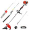 Excel 52cc Petrol 5 in 1 Garden Multi Tool - Grass Trimmer, Brush Cutter, Pole Saw, Hedge Trimmer, Extension Shaft, Petrol Gardening Tool