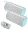 Beifon 2Pcs Schuhbeutel Waschmaschine Schuhwaschbeutel, Waschbeutel Wäschenetz Schuhe Wäschesack mit 360°Reinigungsflaum und Reißverschluss, Schuhsack für Waschmaschine und Trockner (2×grau)