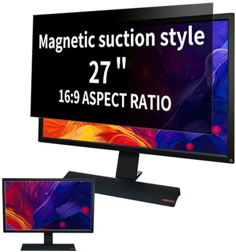 Thorani Magnetische Blickschutzfolie schützt Display und Daten - 27 Zoll 16:9