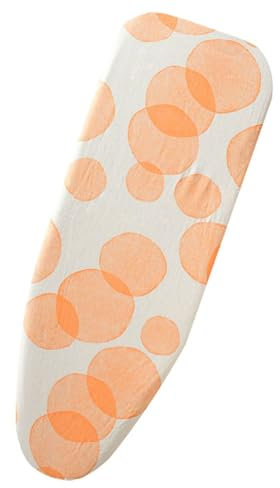 RTTZBOZ Ersatzbezug for Bügelbrett, Bügelbrettbezug aus 100% Baumwolle, Dicker Filzpolsterung Bügelbrettbezug(Color:Orange)