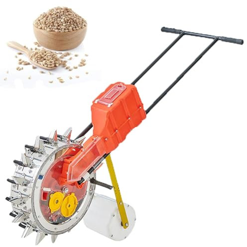 Dfdieratve Maissamen-SäMaschine, Garten SäMaschine mit 16 öFfnungen, Tragbare Hand SäMaschine, Gleichzeitige Aussaat und DüNgung, zum Pflanzen von Mais-Baumwoll Sojabohnen