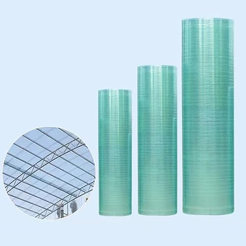 Placas de Policarbonato Tejadillo Cubierta Transparente para Invernadero, lámina para techos de policarbonato, Paneles de Repuesto para Bricolaje, Panel de iluminación Natural, protección UV a Prueba