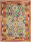ARICARPETS - Kelim Teppich Old Style mit Geometrischem Oriental Design, Kelim Teppich 100% Wolle, Handgeknüpfter Kelim, Flurteppich, Wohnzimmer, Schlafzimmer, Wohnzimmer (247 x 176 cm)