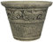 Muddy Hands 16 Litre Heavy Duty Vintage Stone Effect Plant Pot Outdoor Garden Round Flower Tree Plastic Planter (Stone)