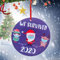 Weihnachtsbaumschmuck, 1 Stück, Weihnachtsschmuck 2020, Weihnachtsmann, maskiert, Souvenir, Baumschmuck zum Aufhängen, Ornamente für Weihnachtsbaum, Feiertage, Party, festliche Jahreszeit,