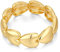 LILIE&WHITE Armband Armreif für Damen Herzförmiges Armband in Gold – Stilvolles Damen-Armreif für Alltag und Besondere Anlässe