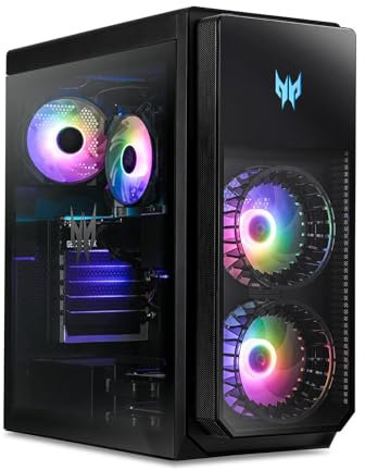 Predator Orion 5000 (PO5-655) Gaming PC - Intel Core i7-14700F (Bis zu 5,4 GHz), 64 GB DDR5 RAM, 2x1000 GB M.2 PCIe (SSD), NVIDIA GeForce RTX 4080 SUPER (16 GB GDDR6X), Windows 11 Home