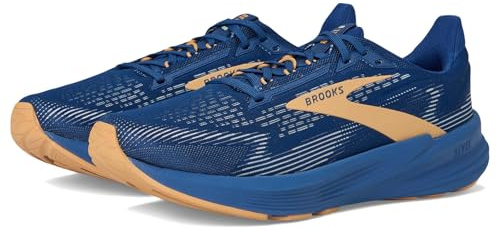 Brooks Revel 8 - Scarpe da Corsa e Camminata Neutre da Uomo, Blu/Melata/Taffy, 46 EU