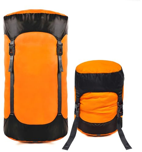 XIABYAYU Sacos de Compresión para Saco de Dormir, Bolsa de Almacenamiento, 11L/18L/30L/45L, Ligero, Saco de Compresión para Exteriores, Camping, Mochilero, Senderismo, Viajes