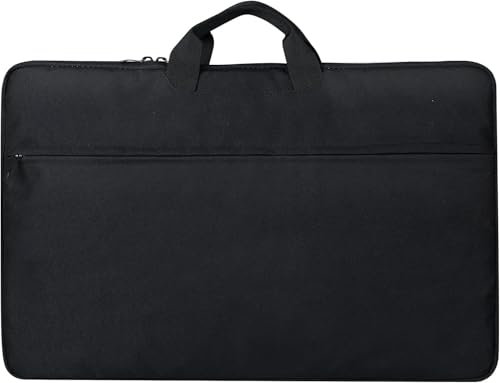 UPERFECT Laptop Sleeve 24 Inch for Laptop/Portable Monitor/Notebook/Tablet with Large Capacity Side Pockets & Durable Handle-Waterproof/Shockproof-Padded Compartments-Zippered Accessory Storage
