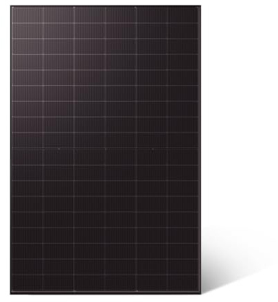 Kleines Kraftwerk 500Wp Solarmodul SunPro TOPCon – 0% VAT für Privatkunden – bifazial, Glas-Glas, Full Black – Hochleistungs-PV Modul für Balkonkraftwerk, Boot & Off-Grid