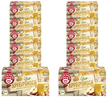 Teekanne BIO Apfelpunsch 12er Pack (12x40,5g)