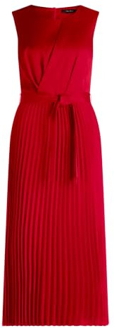Vera Mont Damen Cocktailkleid mit Plissee 44, Red Rose