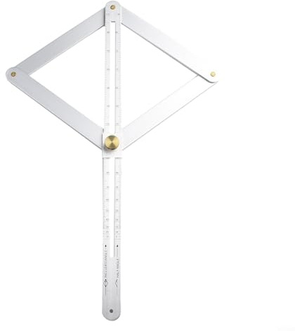 Winkelmesser aus Edelstahl für Decken-, Fliesen-, Holz- und Steinarbeiten