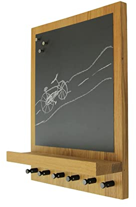Schlüsselboard KasperoKey Magnettafel XL Eiche