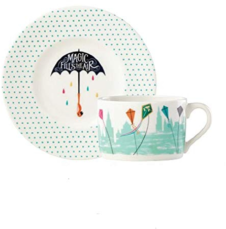 Lenox Mary Poppins Returns Teetasse und Untertasse, 0,5 kg, mehrfarbig