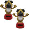 Bada Bing 2er Sparset Solar Wackel Figur Bulldogge Hund Süß Geschenk Mitbringsel 51