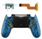 eXtremeRate DAWN Remap Kit Programmabile per ps4 Joystick,Cover&4 Tasti Posteriori Aggiuntivi Back Button per ps4 Controller JDM-040/050/055-Blu Antiscivolo