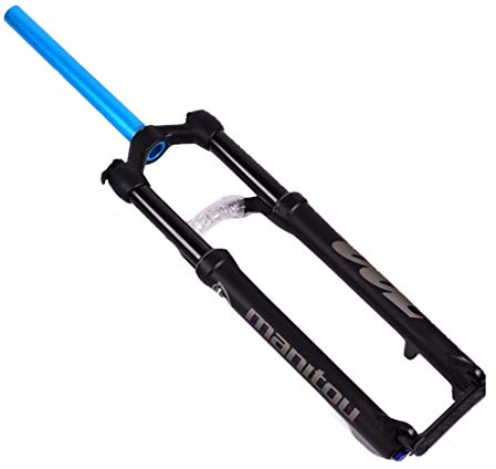 HIOD Bicycle Forks Mountain Bike Air Suspension Shock Pump MTB Straight Tube Shoulder Control Fork,Black,29