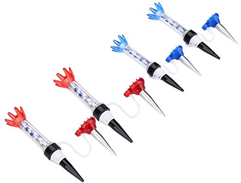 VOBOR 4 Golf Tees Magnetisch,80 mm Mehrfarbige Professionelle Adjustable Golf Tees,Golftrainings Praxis (2 rote und 2 Blaue)