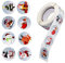 Sporgo 500 Stück Weihnachtssticker Sticker Weihnachten Etiketten Selbstklebend Geschenkaufkleber Weihnachten Geschenk Dekorieren Aufkleber