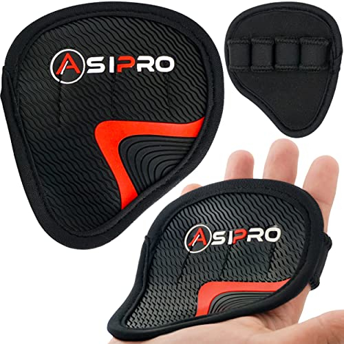 ASIPRO Gants de gym alternatifs pour homme et femme - Protections mains Gym - Coussinets en caoutchouc pour prise en main et entraînement