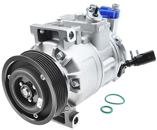 Frankberg Compressore aria condizionata con frizione Compatibile con A4 8E2 8EC 8H7 8HE 8E5 8ED A6 4F2 4FH 4F5 A8 4E2 Q5 8RB 8E0260805BA, compreso l'olio preconfezionato
