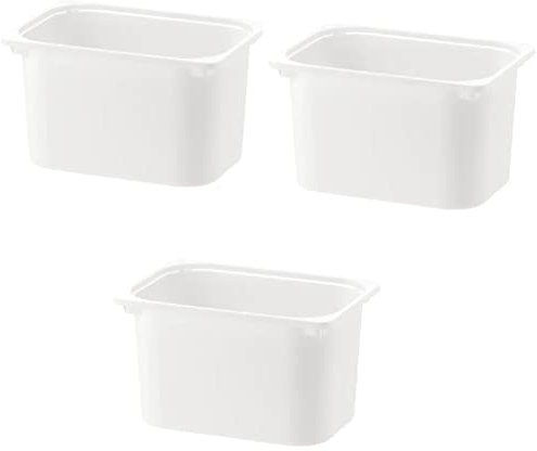 B-A 3x TROFAST Food Container Storage box, white 42x30x23 cm