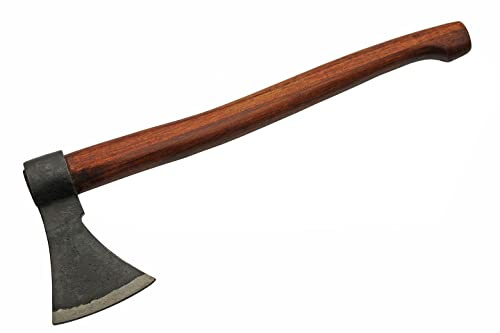 SZCO Supplies Hacha de Corte de Estilo Vikingo de Acero de Carbono Forjado a Mano de 18 Pulgadas