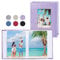 Vienrose Fotoalben Klein 10x15 Fotos 2 Pack Leinen Cover mit Frontfenster, Einsteckalbum 26 Seiten mit 52 Fotos, Aufbewahrung von Kunstwerken oder Postkarten