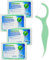 Zahnseide Picks Extra Strong Flosser Pick Toothpicks Fresh Mint 200 Count