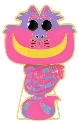 Funko POP! Enamel Pin: Disney Alice in Wonderland - Cheshire Cat (Chase) | Offizielles Cartoon/Animation Merch - Spielzeug zum Sammeln - Geschenkidee zum Geburtstag für Fans und Sammler