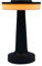 HJLRR Touch Cordless Table Lamp, 3 Color Stepless Dimming Lights, LED Battery Operated Desk Lamps, Portable USB Metal Bedside Lamp for Bedroom/Bedside/Study,Black