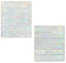Lot de 2 moules en silicone durable pour marque-pages holographiques 12 constellations en résine époxy