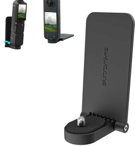 Lokyoyo Magnetic Mount Stand for Insta.360 Camera Desktop Base Grip with 1/4″ Screw Accessories for Insta.360 x4/ x3/ GO 3s/ Go.Pro Hero 12/ Osmo Pocket 3/Action Cameras Quick Release Fixation