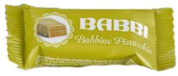 Wafer Pistacchio Babbini Babbi Ricoperti di Cioccolato Bianco 500 g