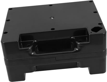 SECFOU Electric Wheelchair Battery Box and Carrier Case for 12v12ah Batteries Sturdy Plastic Storage Container Black Suitable for Electric Wheelchair Power Supply and Replacement