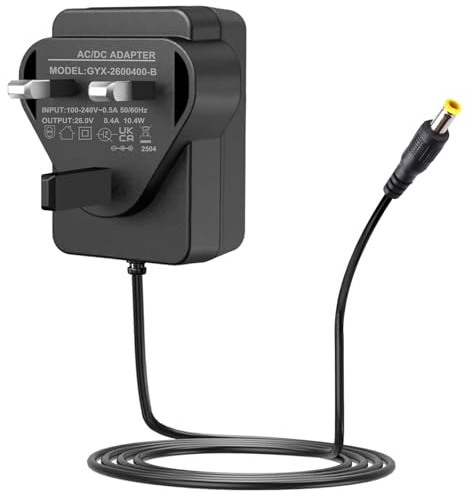Replacement 26V Charger Vacuum Cleaner Power Supply Compatible with Hoover Cordless 500 H-Free 700 H-Free 800 Discovery Hoover FD22 Freedom 001 Cordless Vacuum Cleaner 490376