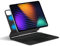 JZCZMCE Funda con Teclado para Xiaomi Pad 6S Pro 12,4 Pulgadas 2024, Contiene Ñ, Soporte Magnético Flotante Cantilever, Funda Protectora Ultradelgada con Teclado Retroiluminado,Negro