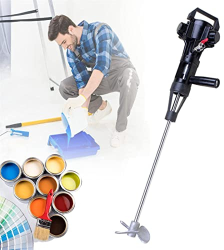 HCZKIUJY Pneumatic Paint Mixer 5 Gal/20L Paint Air Agitator, Adjustable Speed Paint Automatic Stirrer for Paint Coating Materials