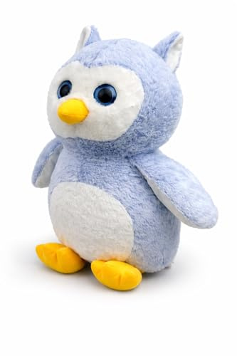 Mel-O-Design Kuscheltier Eule 50 cm – Großes Plüschtier Eule – Weiches Stofftier zum Kuscheln, Spielen & Verschenken