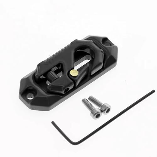 RC Auto Zubehör Kompatibel Mit Axial Für SCX10 Für TRAXXAS Für TRX4 1/8 1/10 RC-Autoteile Windenseilführung Hawse Fairlead Guard Und Tow Trailer Hook(Black)
